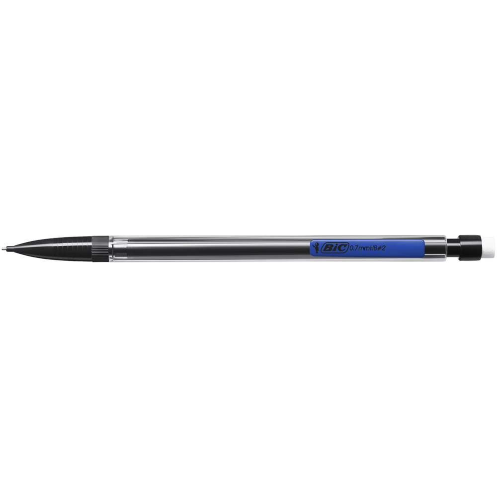 Creion mecanic BIC  Matic Classic  0.7 mm  corp negru  clip diverse culori