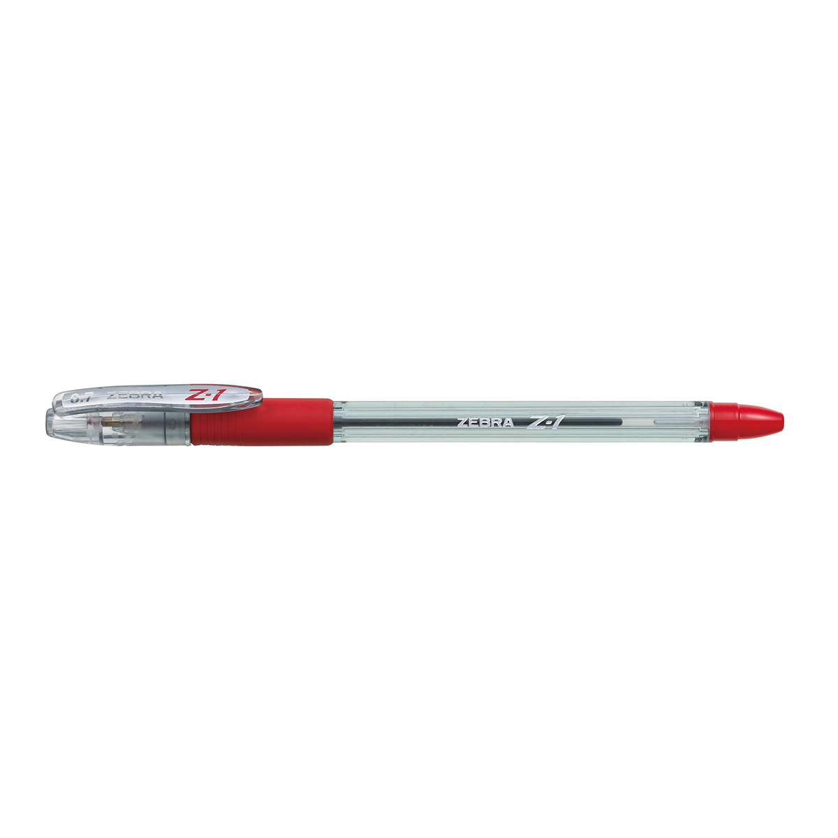 Pix fara mecanism Zebra Z1  grip  corp plastic  varf 0.7 mm  culoare scriere rosu