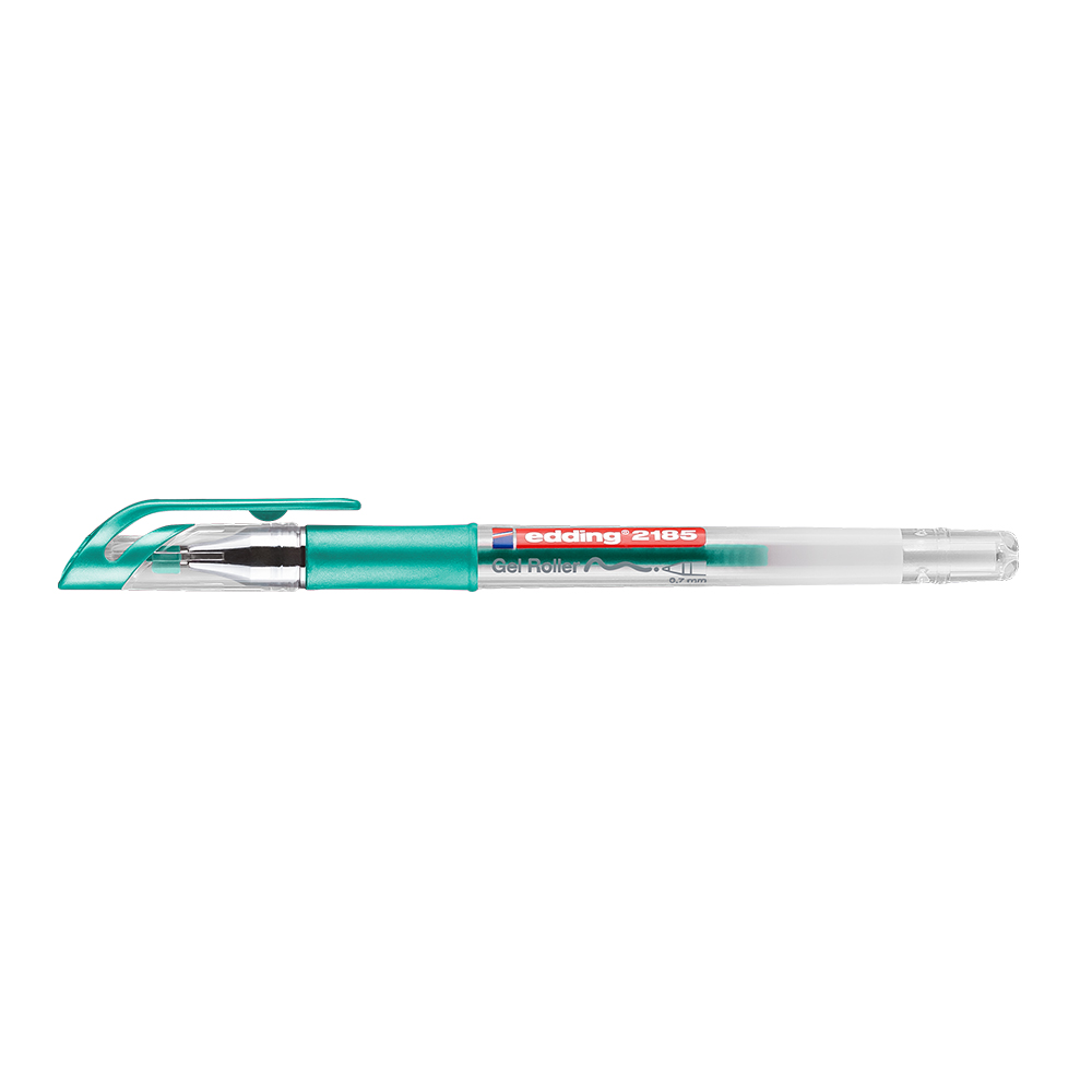 Roller cu gel Edding 2185  varf 0.7 mm  verde metalic
