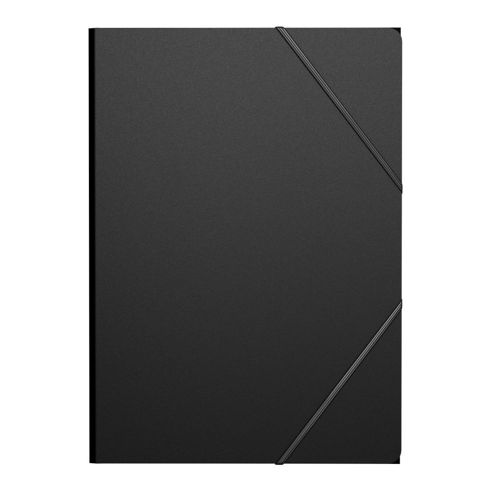 Mapa din plastic cu elastic  Memoris Precious  negru