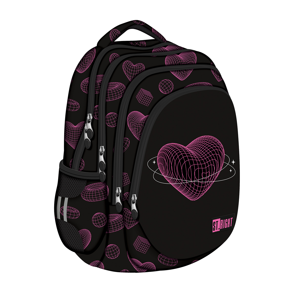 Ghiozdan BP06 ST Right Virtual Heart 4 compartimente 42x31x22 cm
