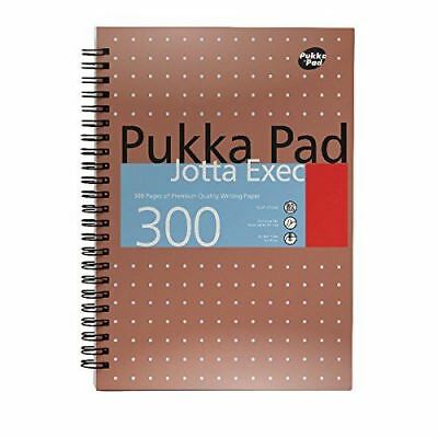 Caiet cu spirala dubla Pukka Pads Exec A4+ 300 pag cupru coperti tari