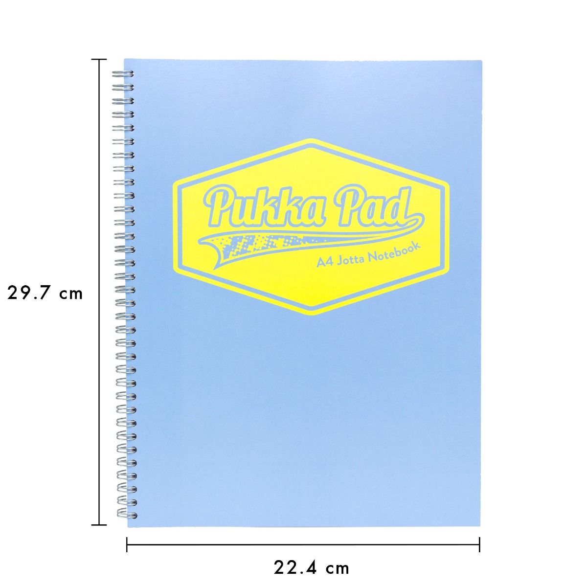 Caiet cu spirala Pukka Pads Pastel Jotta dictando A4  200 pag  80 g  BLUE