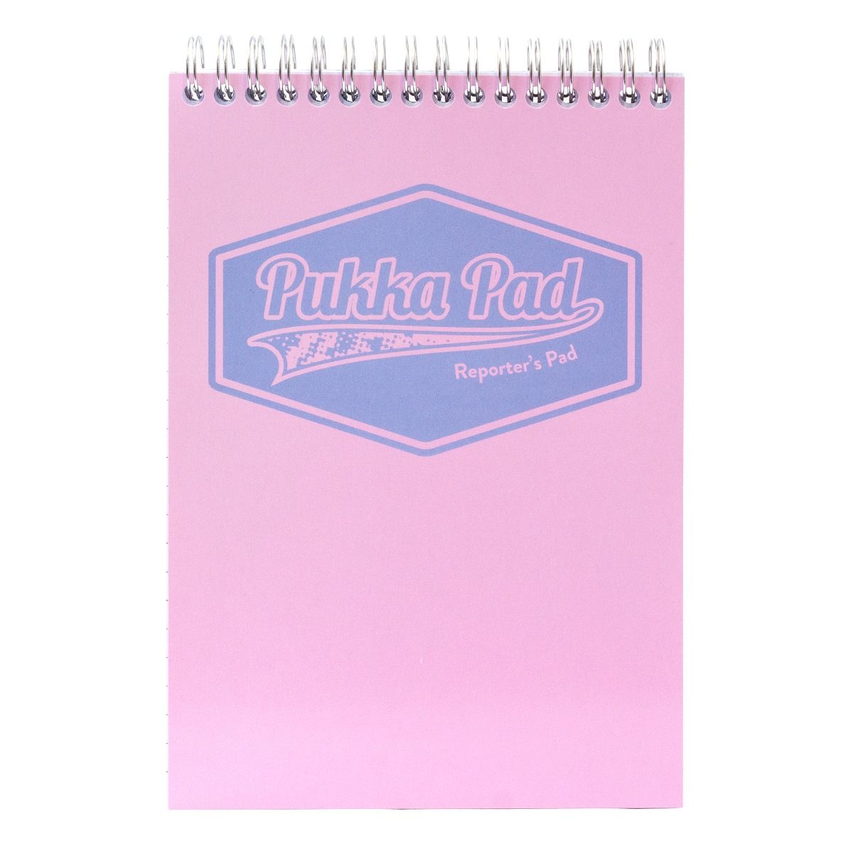 Caiet cu spirala pukka reporter pad pastel 160 pag dictando 14 x 20.5 cm coperti cartonate pink