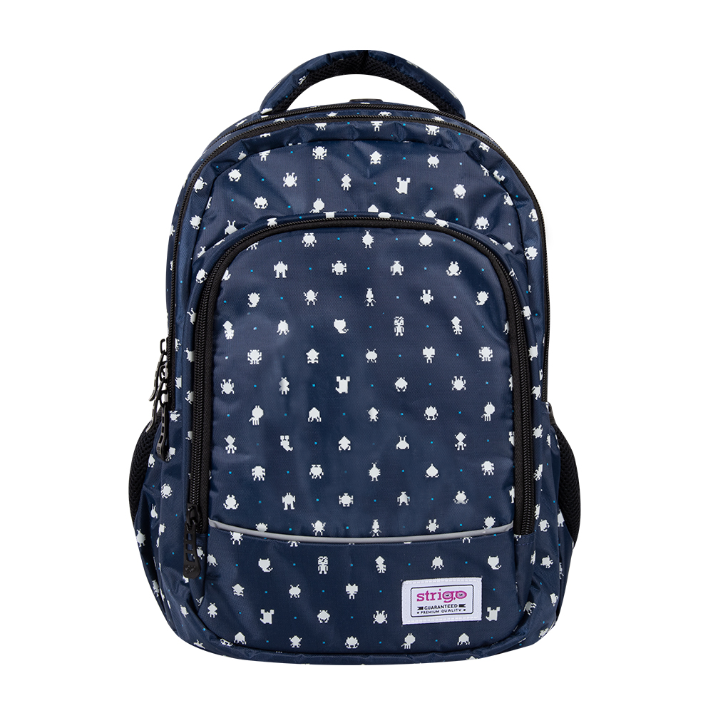 Ghiozdan Strigo 20027ST Misty+  39 x 25 x 14 cm  bleumarin