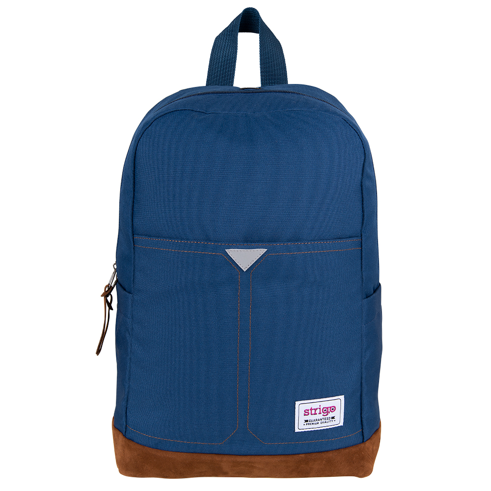 Ghiozdan Strigo BE13  Everyday basic 40x28x15 albastru  25 litri