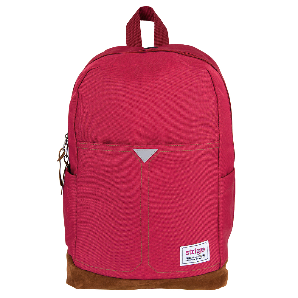 Ghiozdan Strigo BE14  Everyday basic 40x28x15  rosu  25 litri
