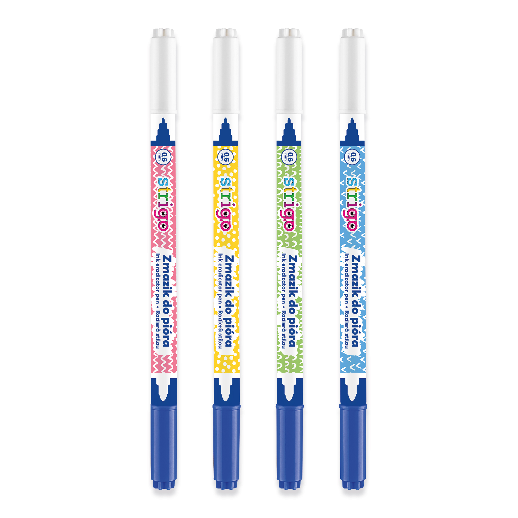Set 4 x Pic Strigo  corector pentru cerneala  cu rescriere