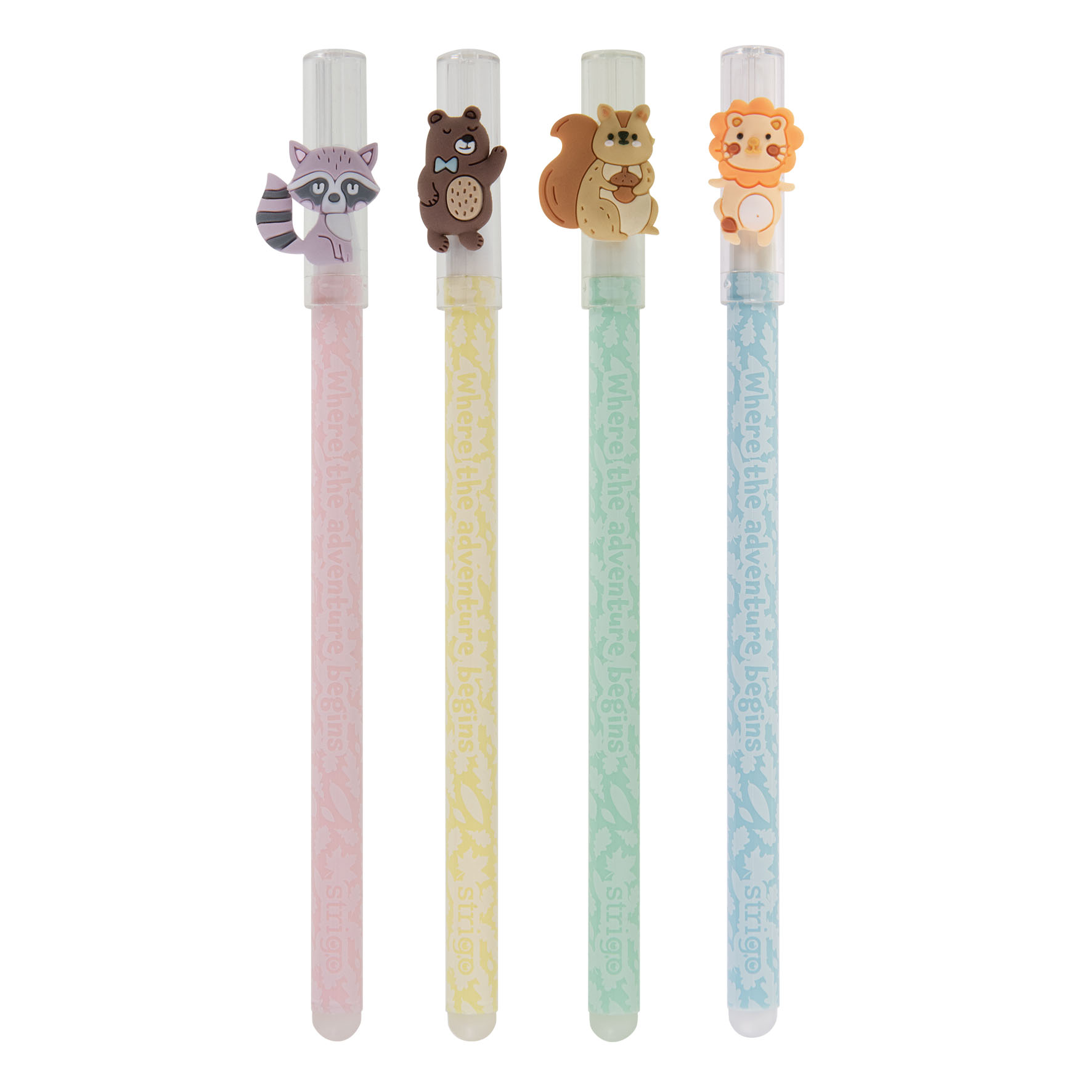 Set 4 pixuri strigo cerneala cu stergere adventure