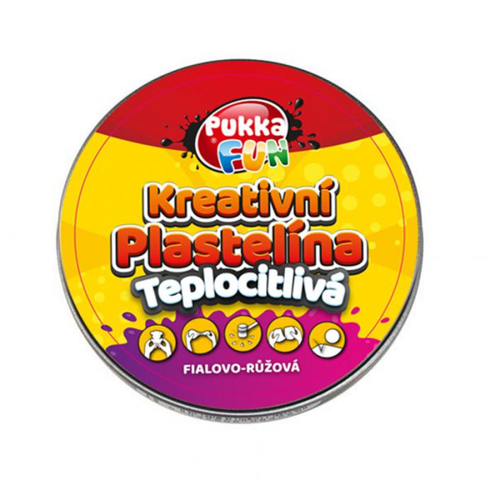 Plastilina pukka pads termosensibila 60g mov
