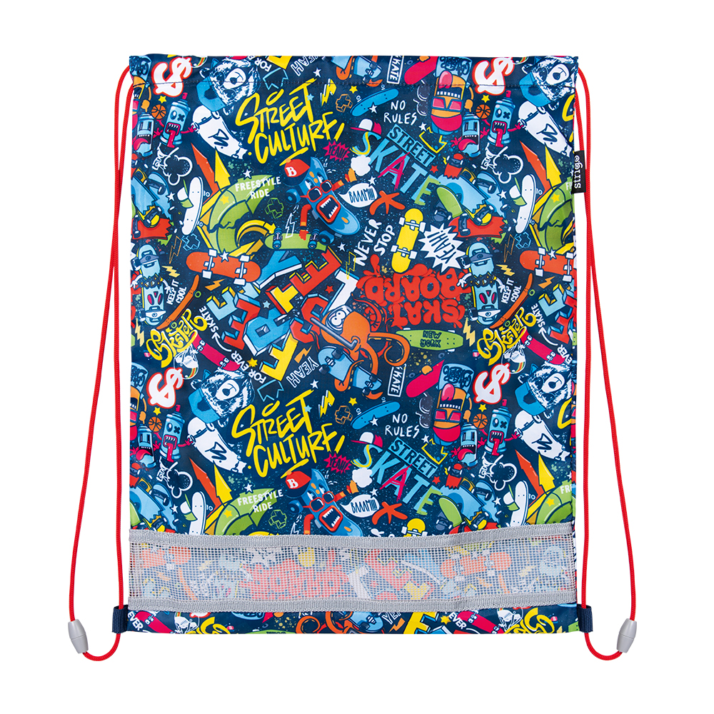 Sac strigo gym bag street 35x46.5cm albastru