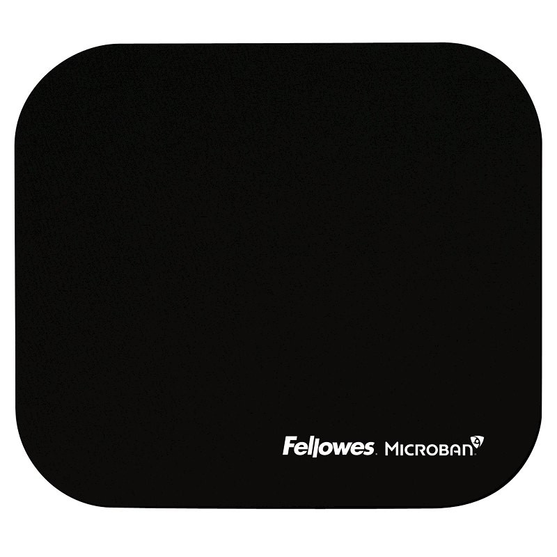 Mousepad cu protectie antibacteriana Fellowes Microban negru