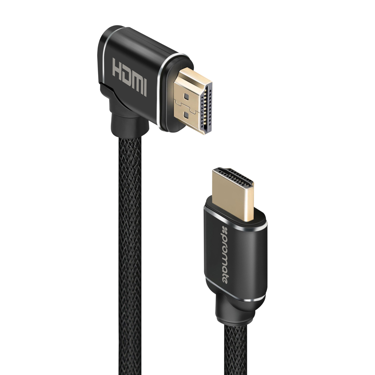 Cablu HDMI PROMATE ProLink4K1-300 3m unghi 90 negru Promate imagine 2022 caserolepolistiren.ro