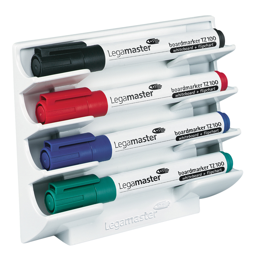 Suport magnetic pentru markere whiteboard  Legamaster  alb