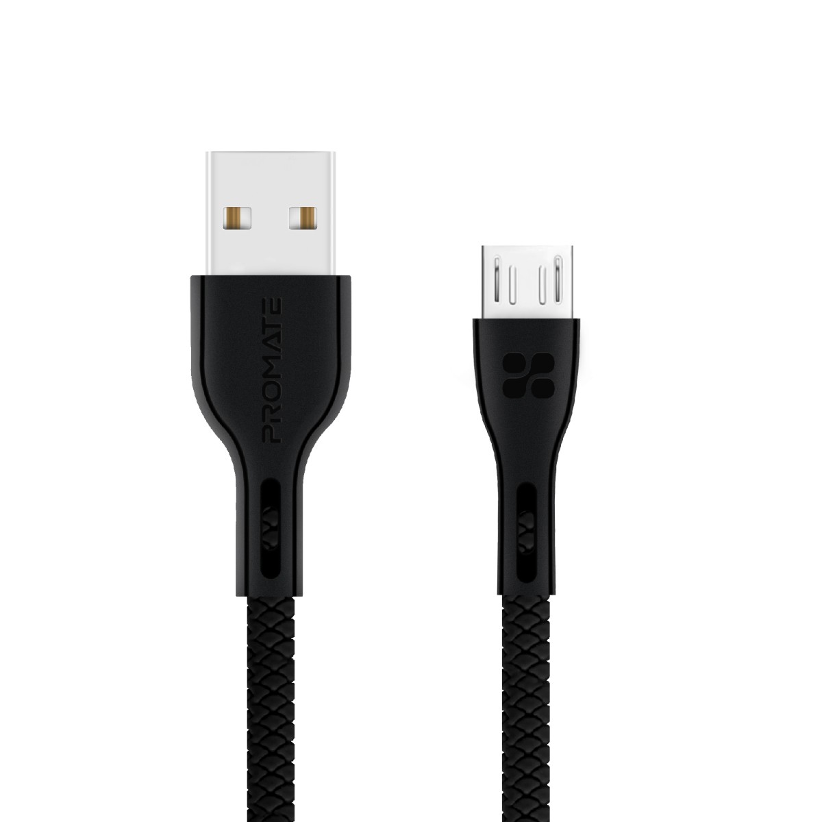 Cablu date Promate Powerbeam-M microUSB USB-A Negru Promate