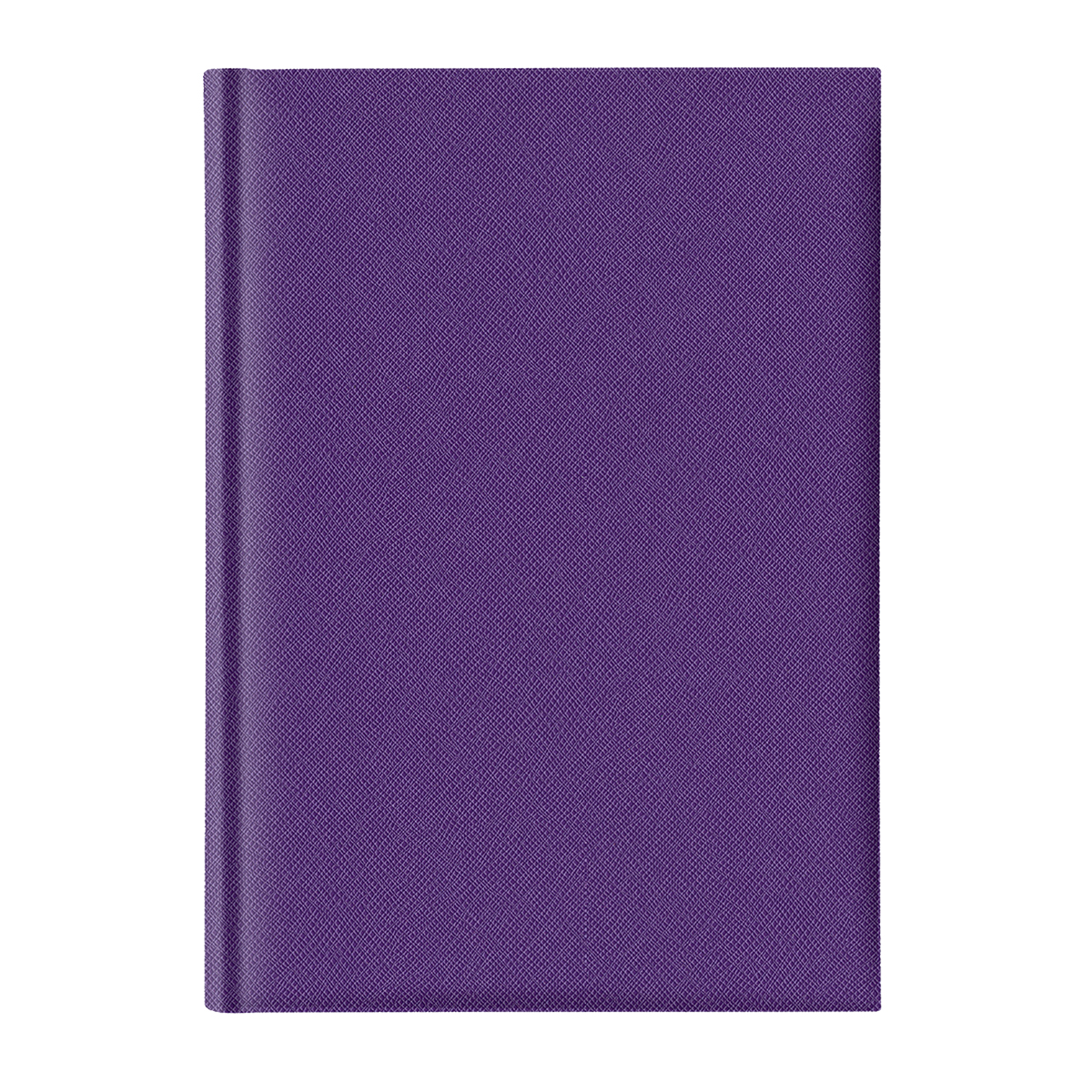 Agenda Adria nedatata A5 hartie ivory coperta mov