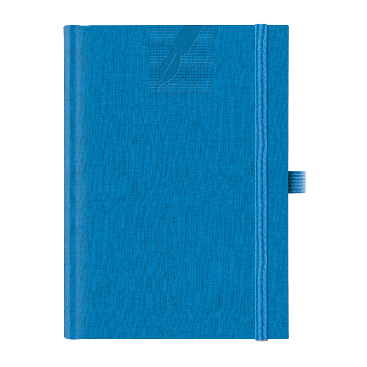 Agenda Furore A5 nedatata hartie ivory albastru royal
