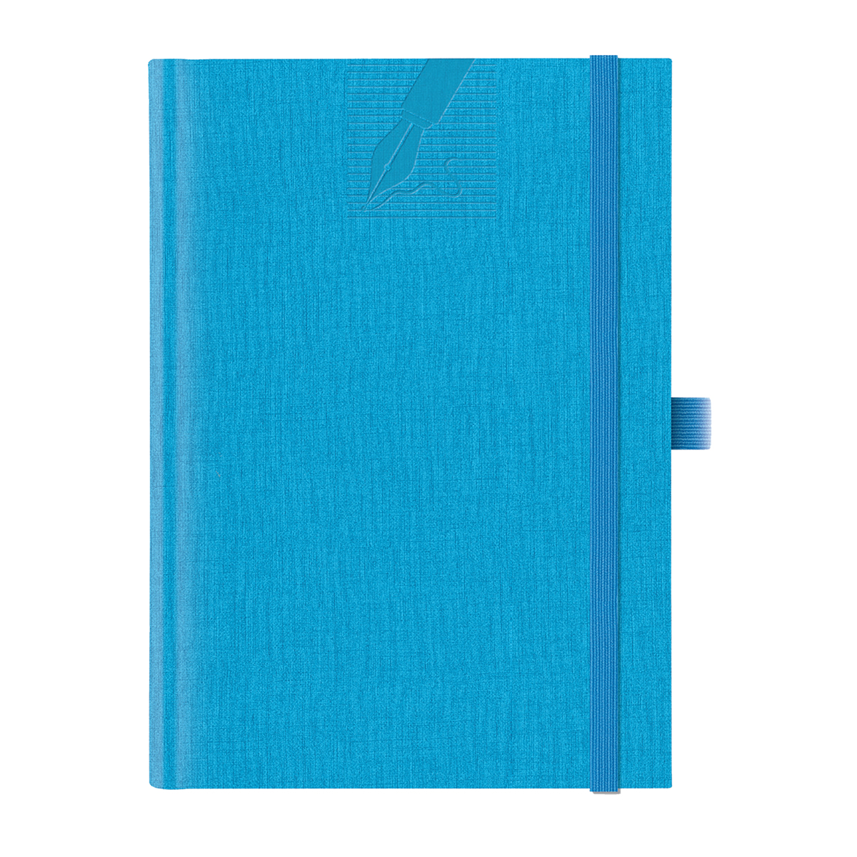 Agenda Furore  A5  nedatata  hartie ivory  albastru