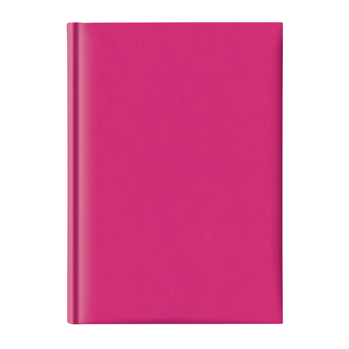 Agenda nedatata A5 hartie offset alb coperta fucsia