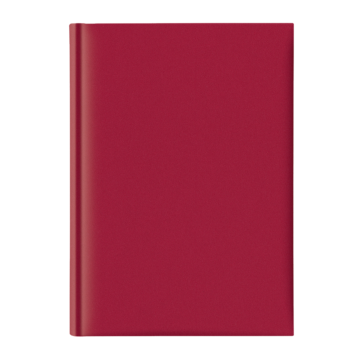Agenda nedatata A5 hartie offset alb coperta rosie