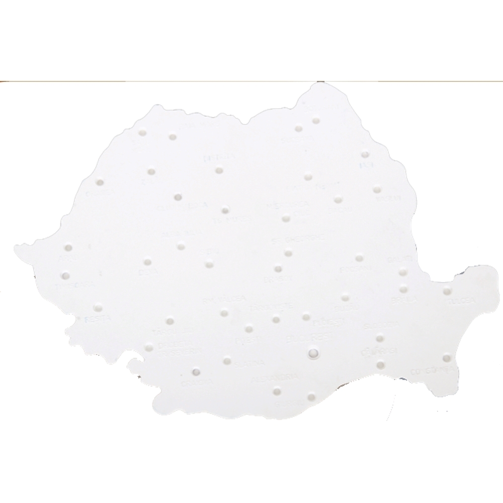 Sablon harta Romaniei Flaro  185 x 255 mm