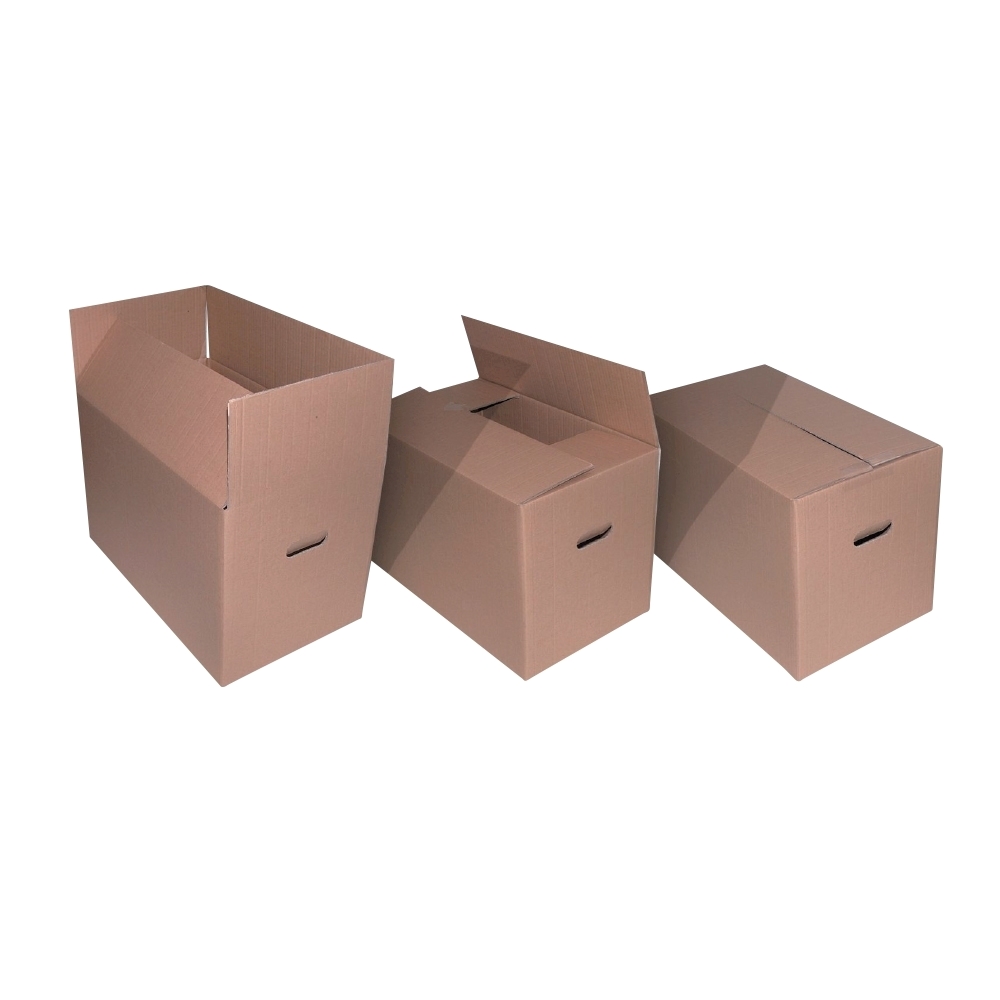 Cutii cu manere  550 x 320 x 350 mm  10 bucati/set