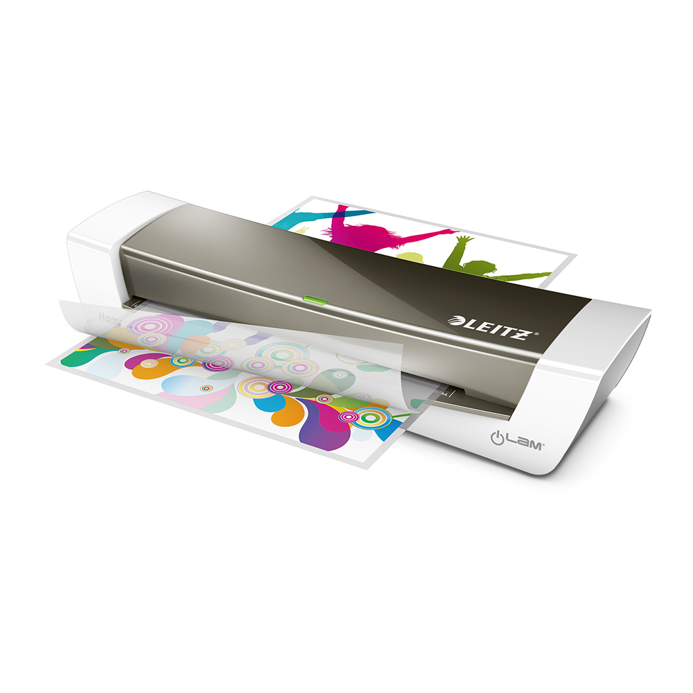 Laminator Leitz iLAM Home Office  A4  kit folii laminare inclus  gri