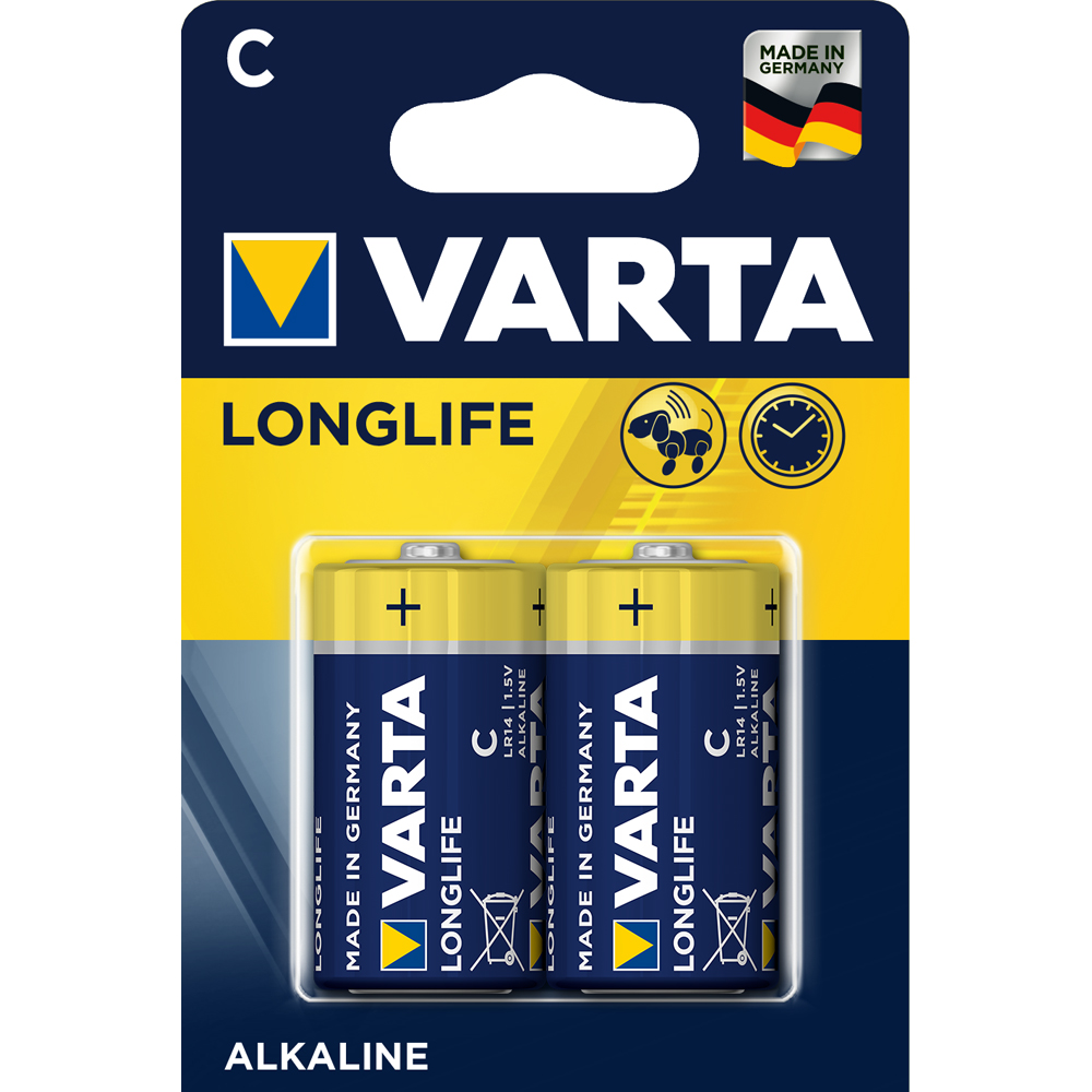 Baterii Varta Longlife Extra LR14 2 bucati/set sanito.ro imagine 2022 depozituldepapetarie.ro