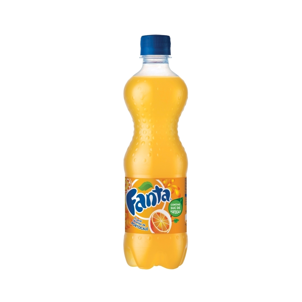 Bautura racoritoare carbogazoasa Fanta portocale 0.5 l 12 sticle/bax