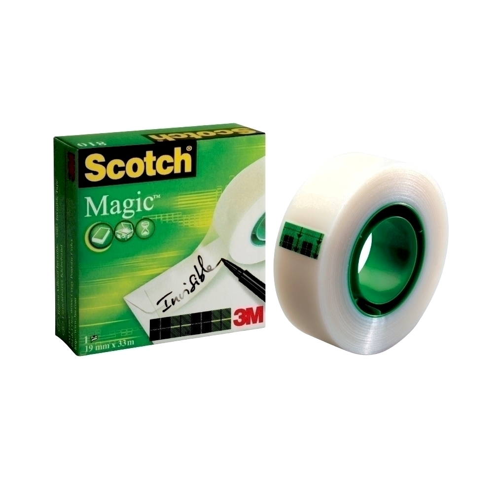 Banda adeziva Scotch Magic 19 mm x 33 m 6 role + 2 gratis