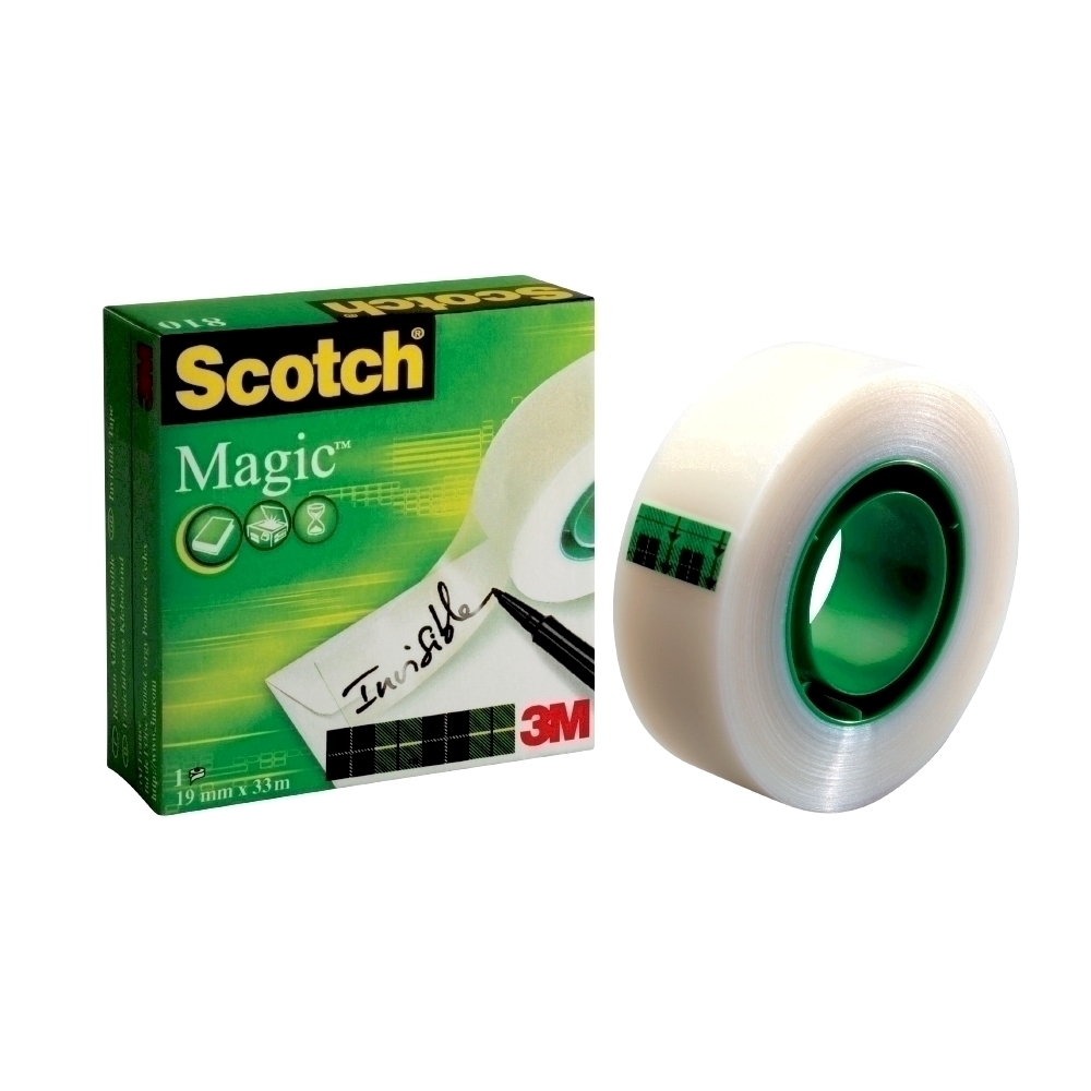 Banda adeziva Scotch Magic 19 mm x 33 m