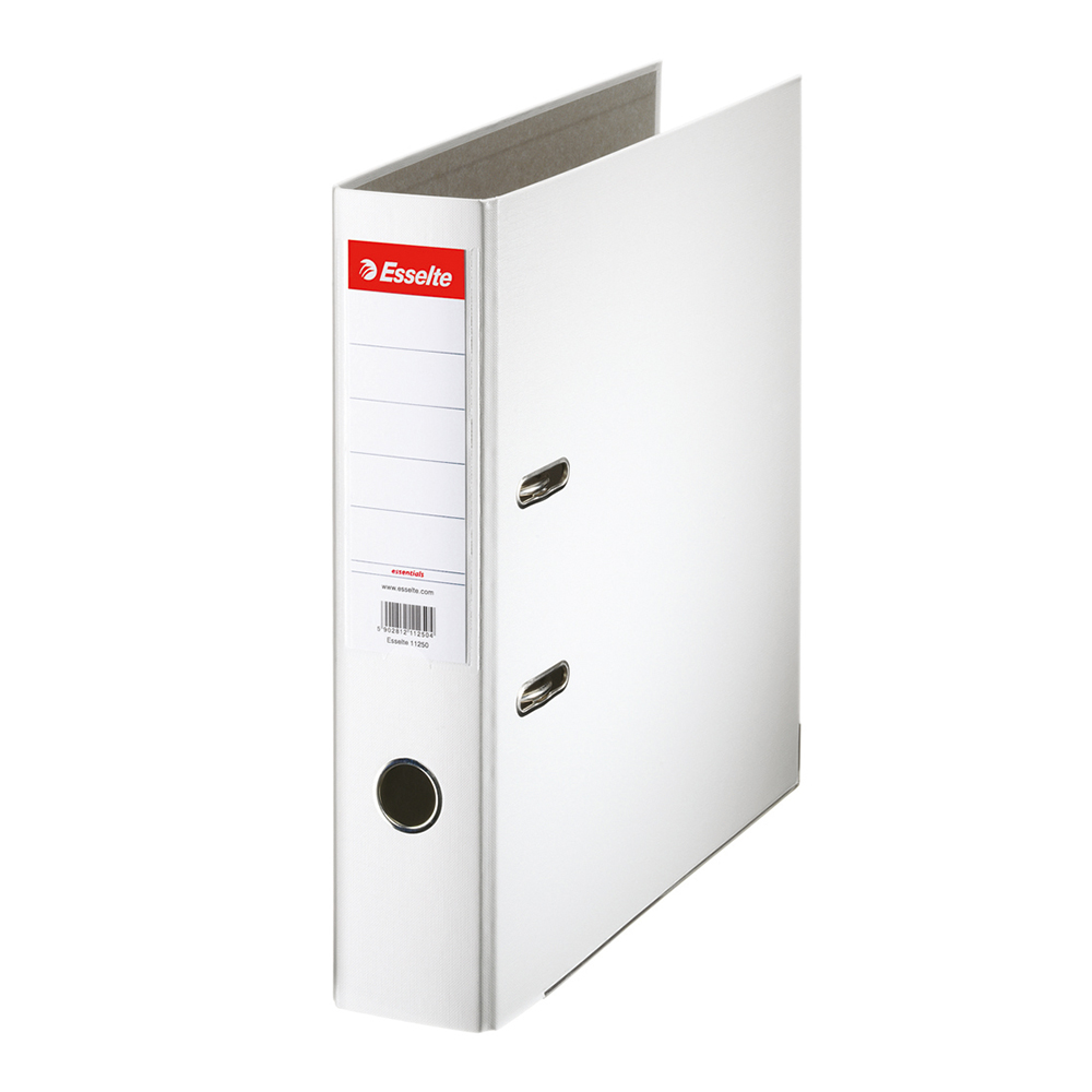 Biblioraft Esselte Economy  PP  A4  75 mm  alb