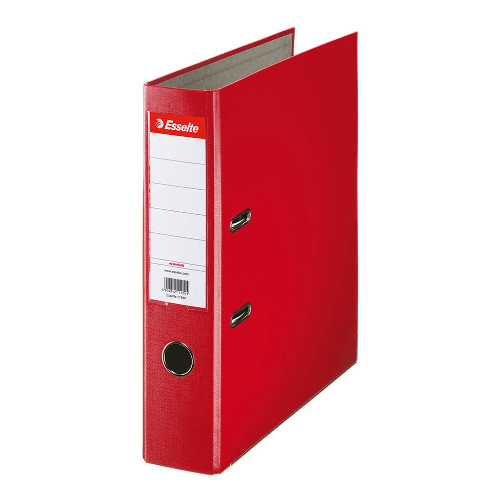 Biblioraft Esselte Economy  PP  A4  75 mm  rosu