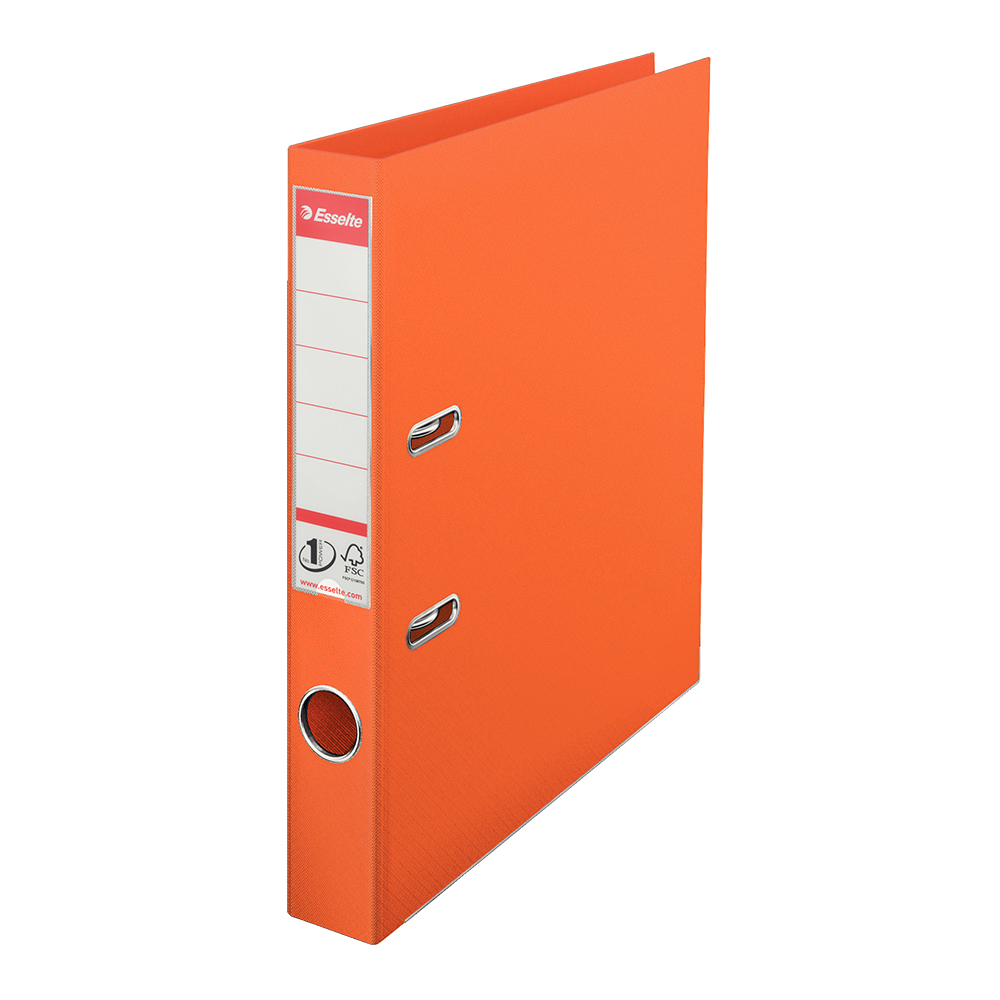 Biblioraft Esselte No.1 Power  PP/PP  A4  50 mm  portocaliu