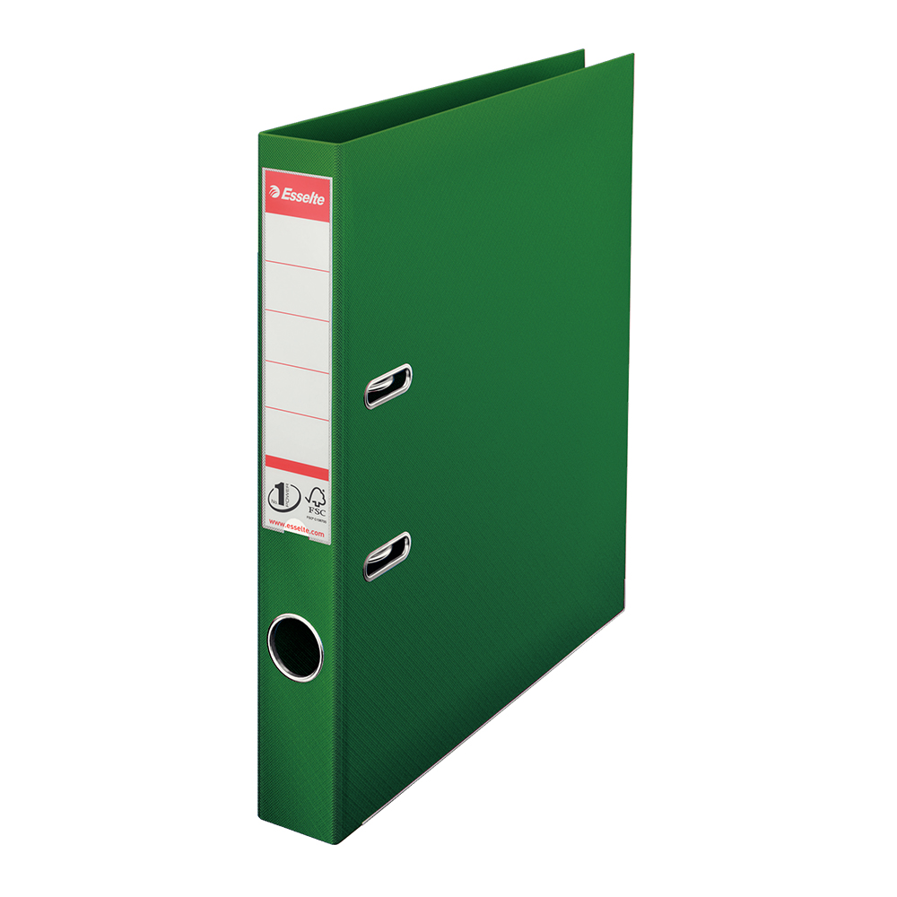 Biblioraft Esselte No.1 Power  PP/PP  A4  50 mm  verde