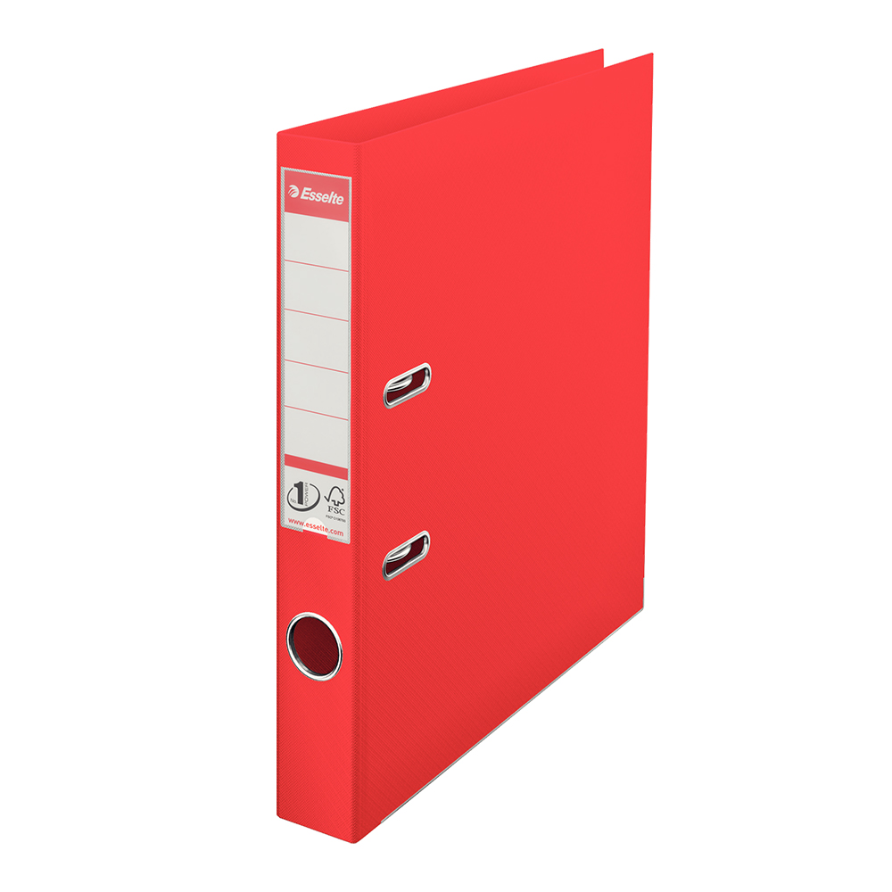 Biblioraft esselte no.1 power pp/pp a4 50 mm vivida rosu