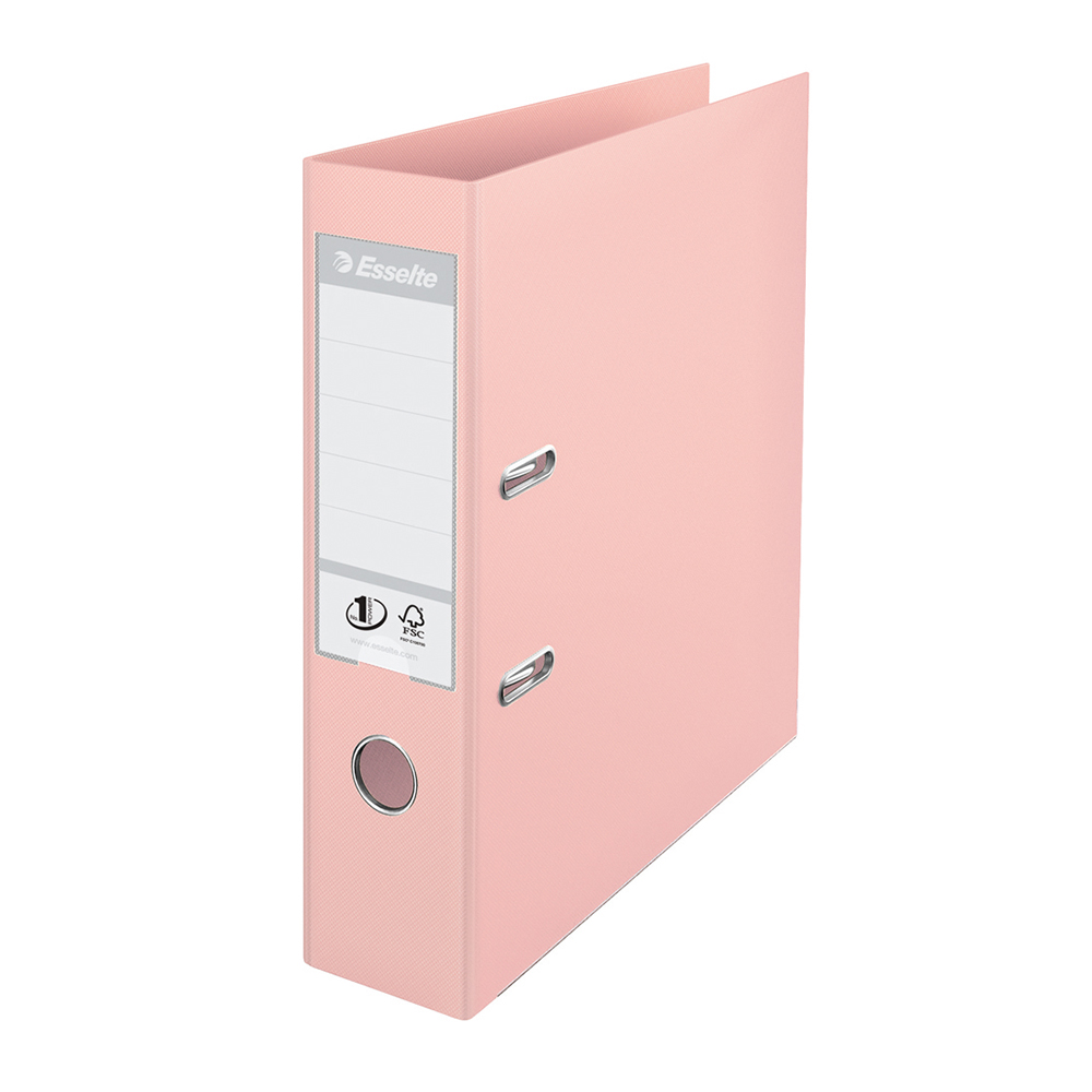 Biblioraft Esselte No.1 Power  PP/PP  A4  75 mm  culoarea piersicii