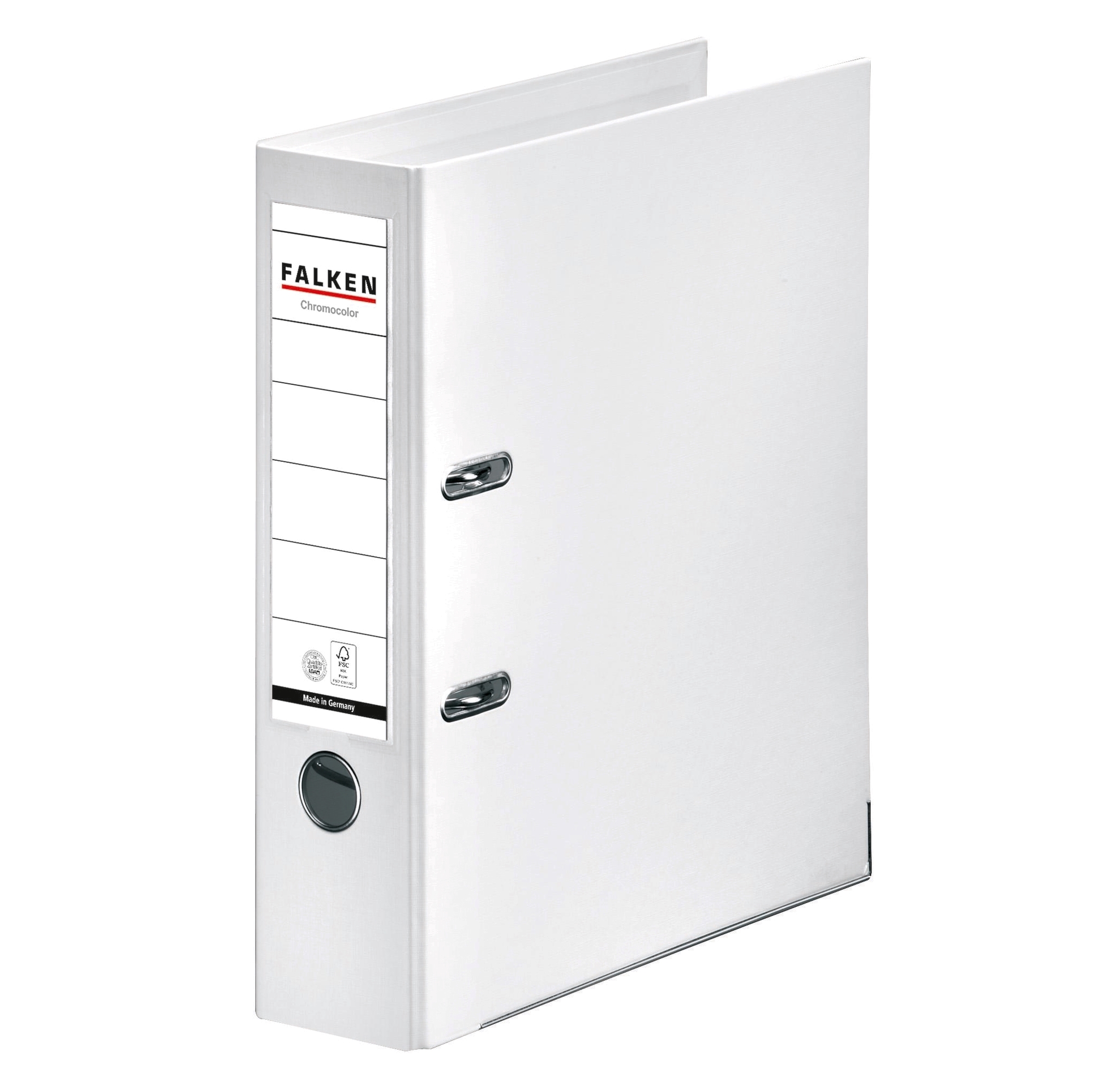 Biblioraft falken chromocolor 80 mm alb