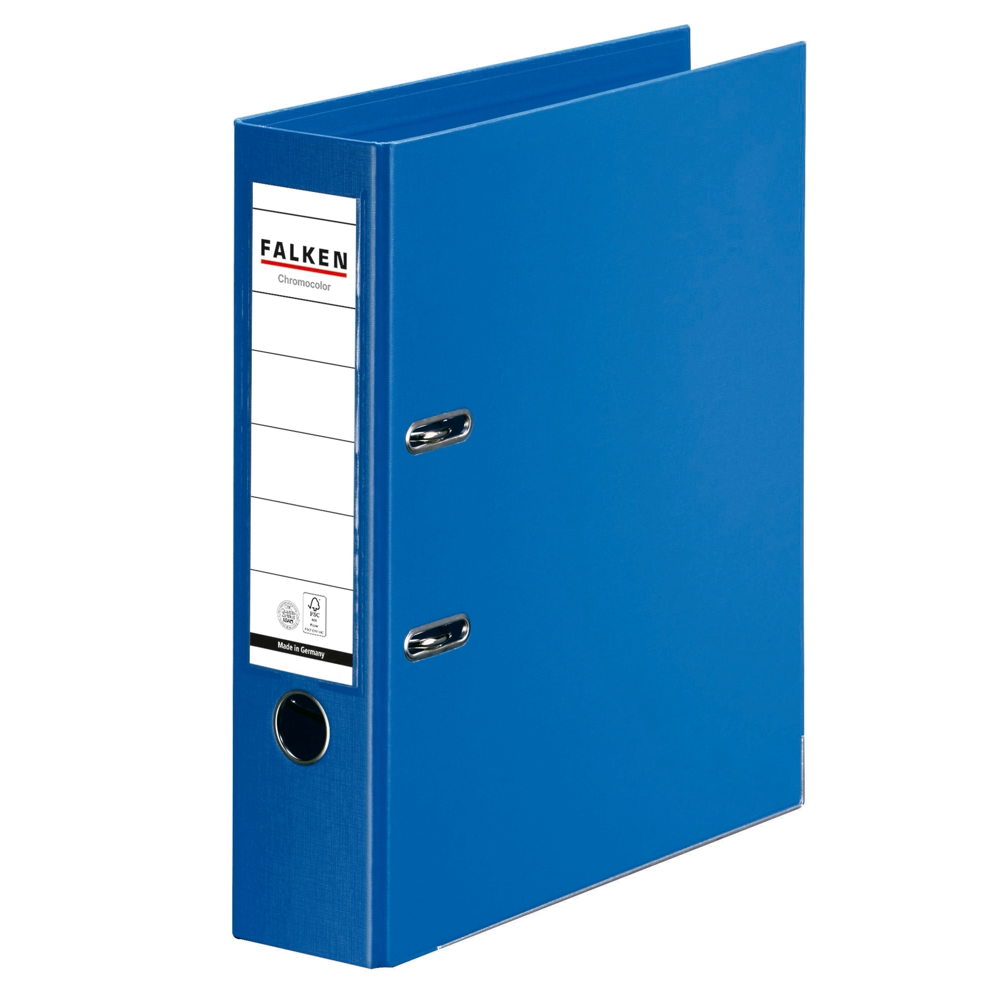 Biblioraft Falken Chromocolor  80 mm  albastru