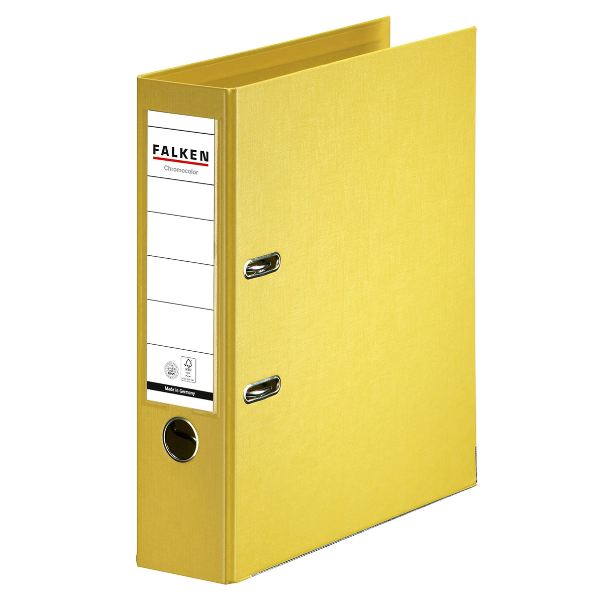 Biblioraft falken chromocolor 80 mm galben