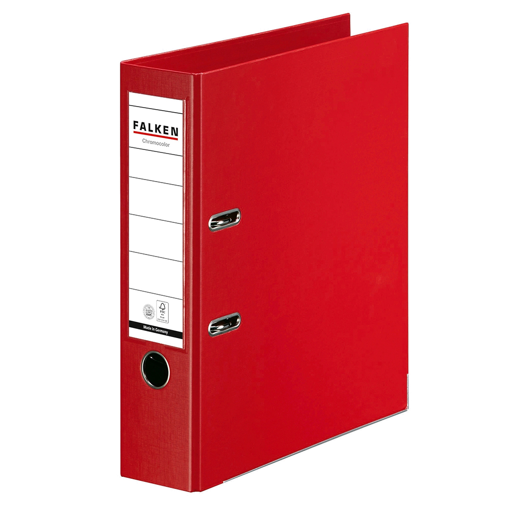 Biblioraft falken chromocolor 80 mm rosu