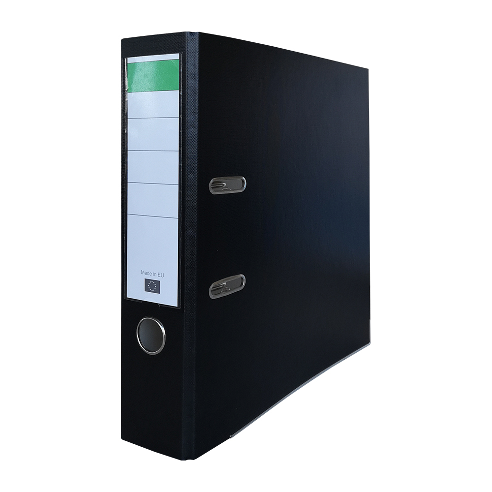 Biblioraft pp/carton 75 mm negru