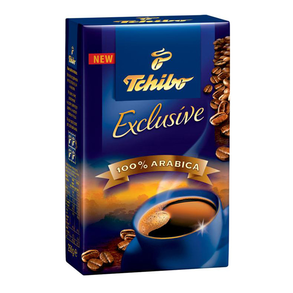 Cafea macinata Tchibo Exclusive 250 g sanito.ro imagine 2022 depozituldepapetarie.ro