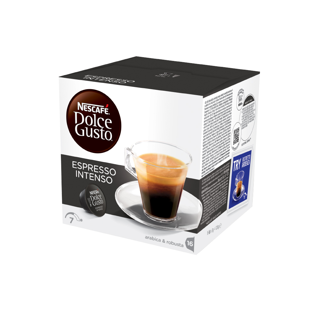 Capsule Nescafe Dolce Gusto Espresso Intenso 16 capsule/cutie Nescafe imagine 2022 depozituldepapetarie.ro