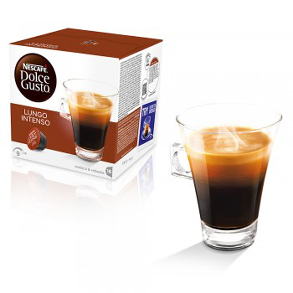 Nescafe Dolce Gusto Caffe Lungo Intenso 144 g 16 capsule/cutie Nescafe imagine 2022 depozituldepapetarie.ro
