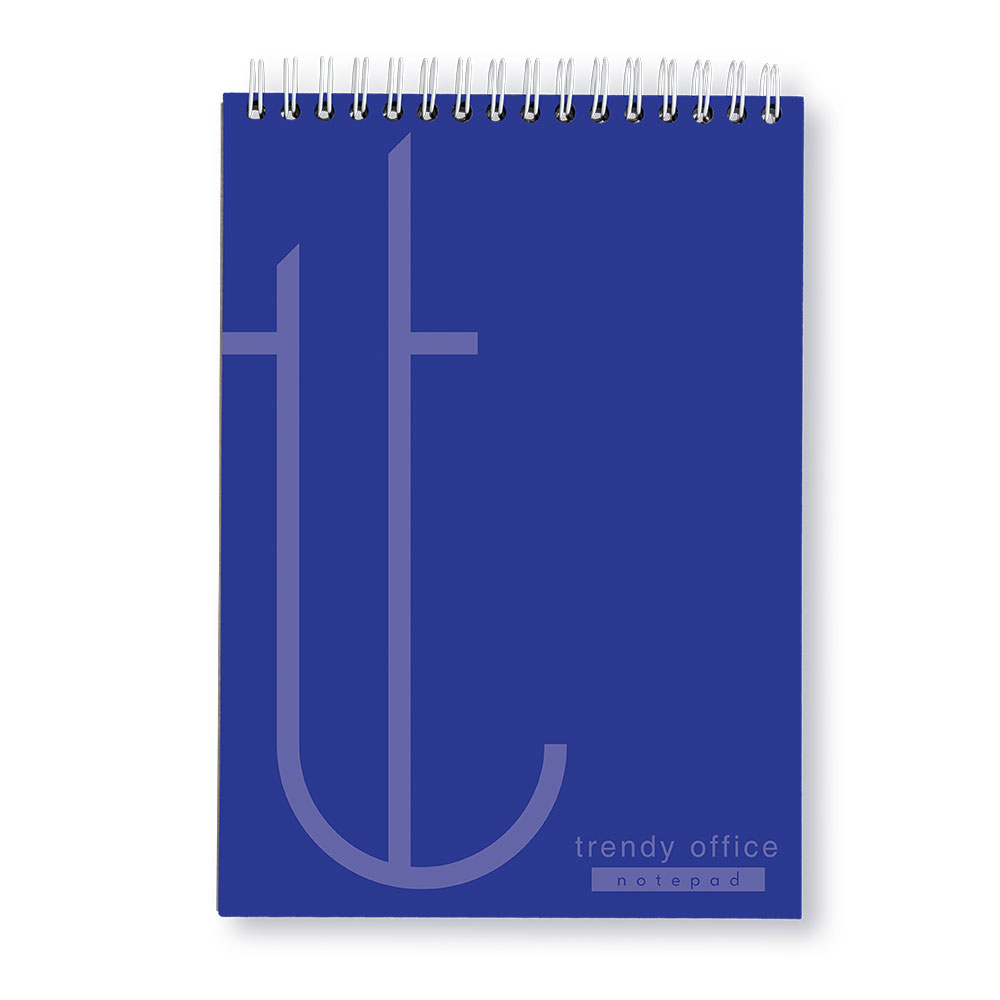 Blocnotes Trendy blue cu spira A4 70 file matematica