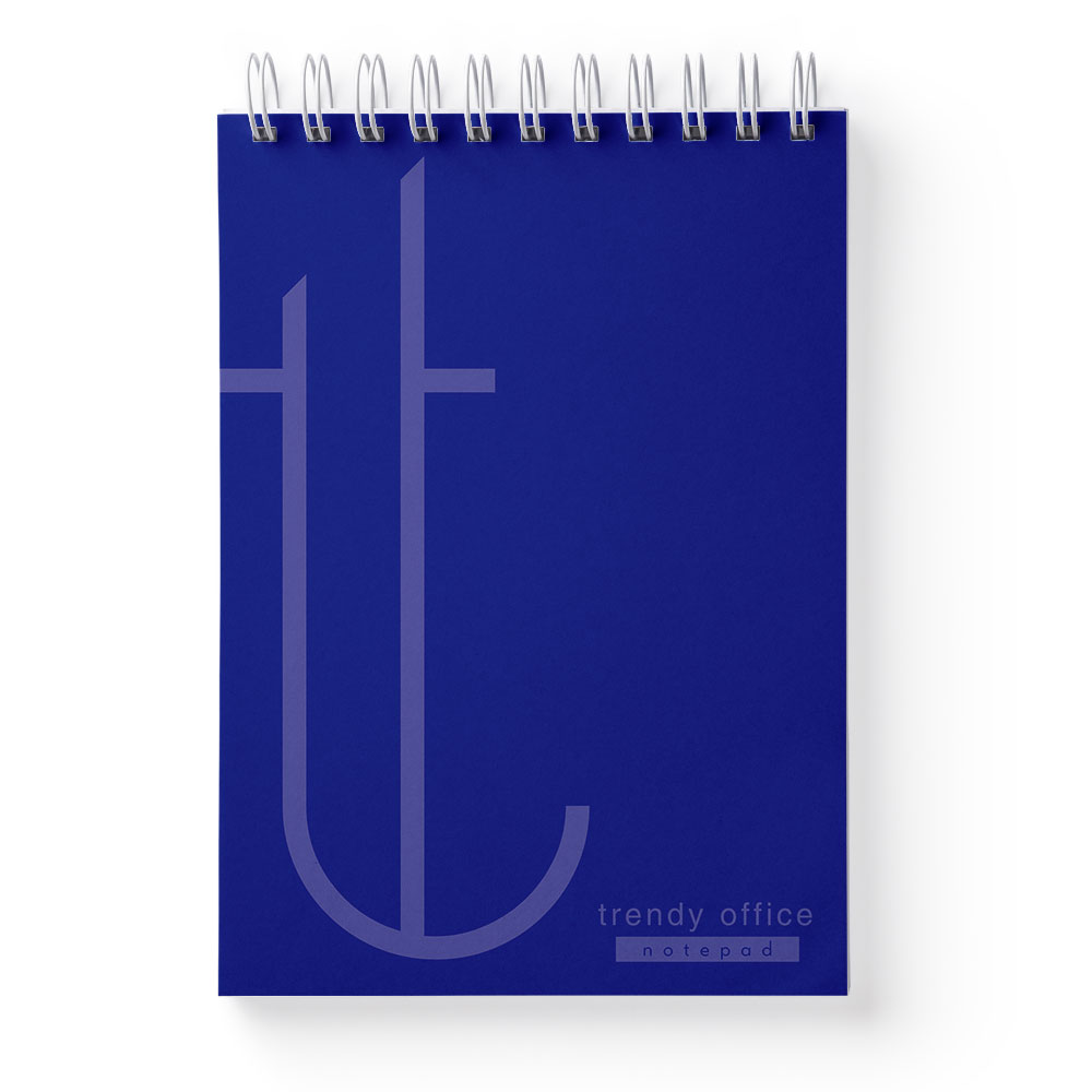Blocnotes  Trendy blue  cu spira  A5  70 file  dictando