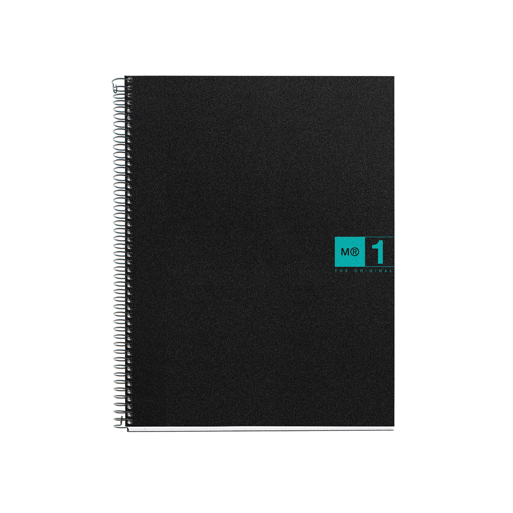 Caiet cu spira Miquelrius Originals  A5  matematica  80 file  turcoaz