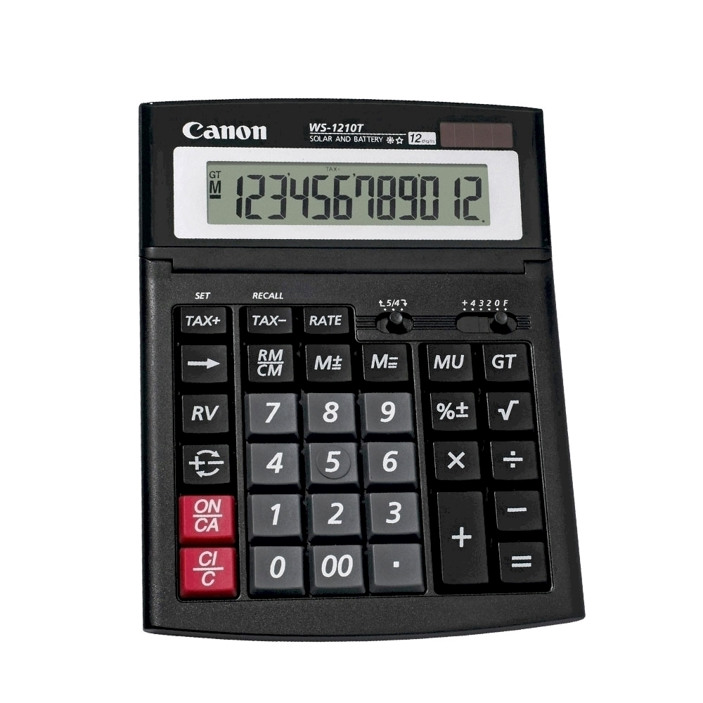 Calculator Canon WS-1210T 12 digiti Canon imagine 2022 depozituldepapetarie.ro