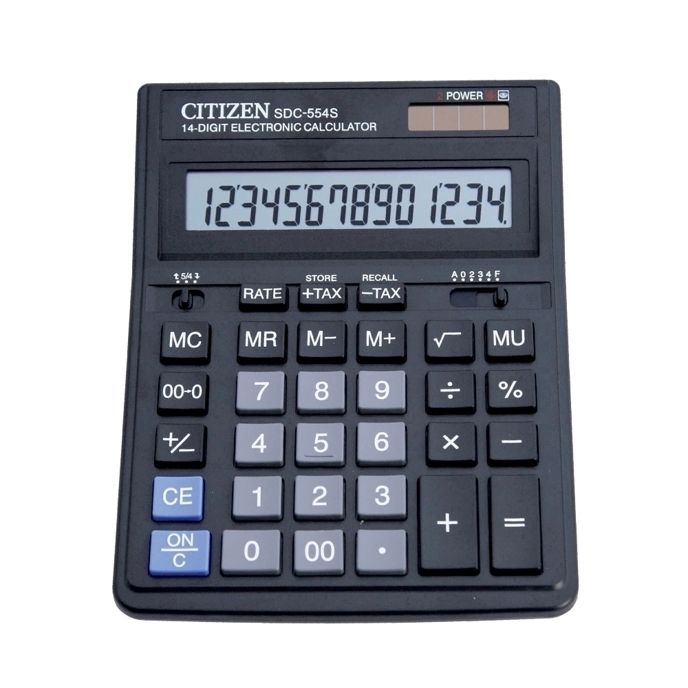 Calculator Citizen SDC-554S 14 digiti Citizen imagine 2022 depozituldepapetarie.ro